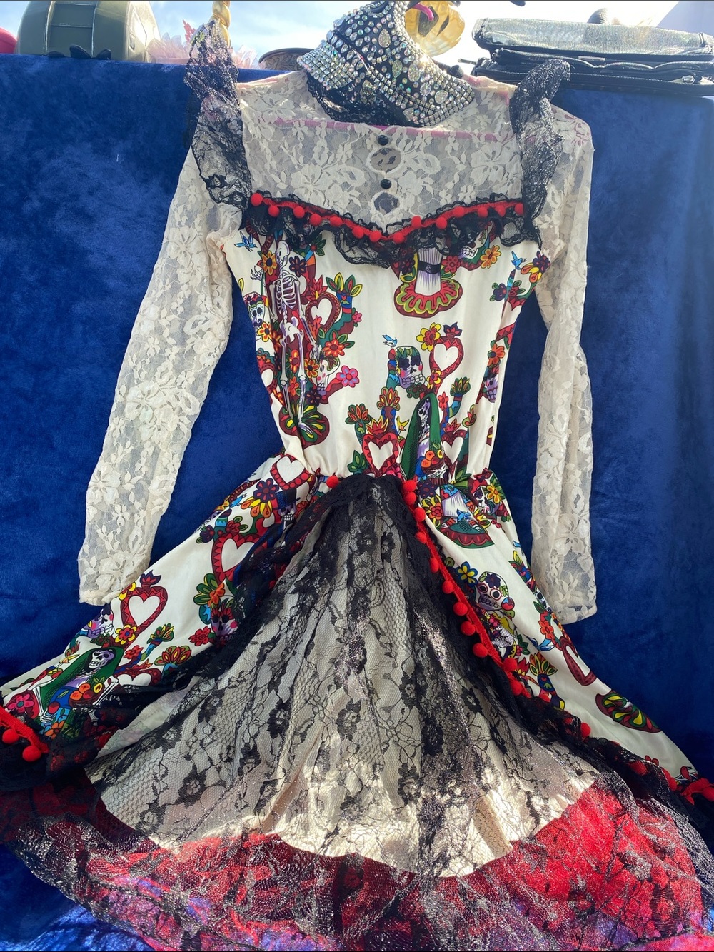 Day of the Dead / Sugar Skull Bride Costume medium